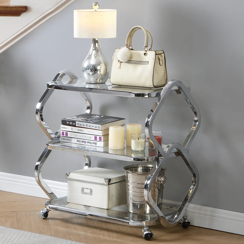 Where do you put a glass console table