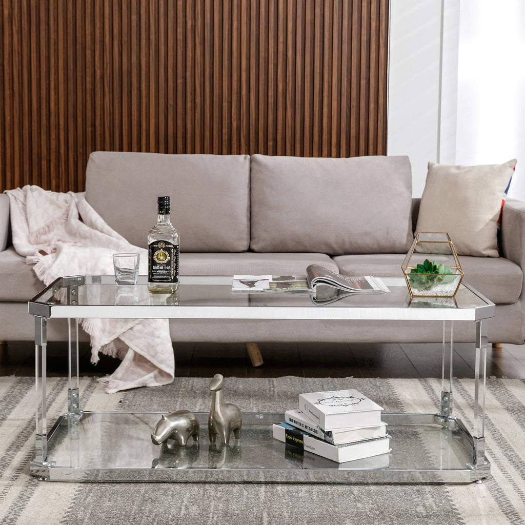 How to style a round coffee table in a living room