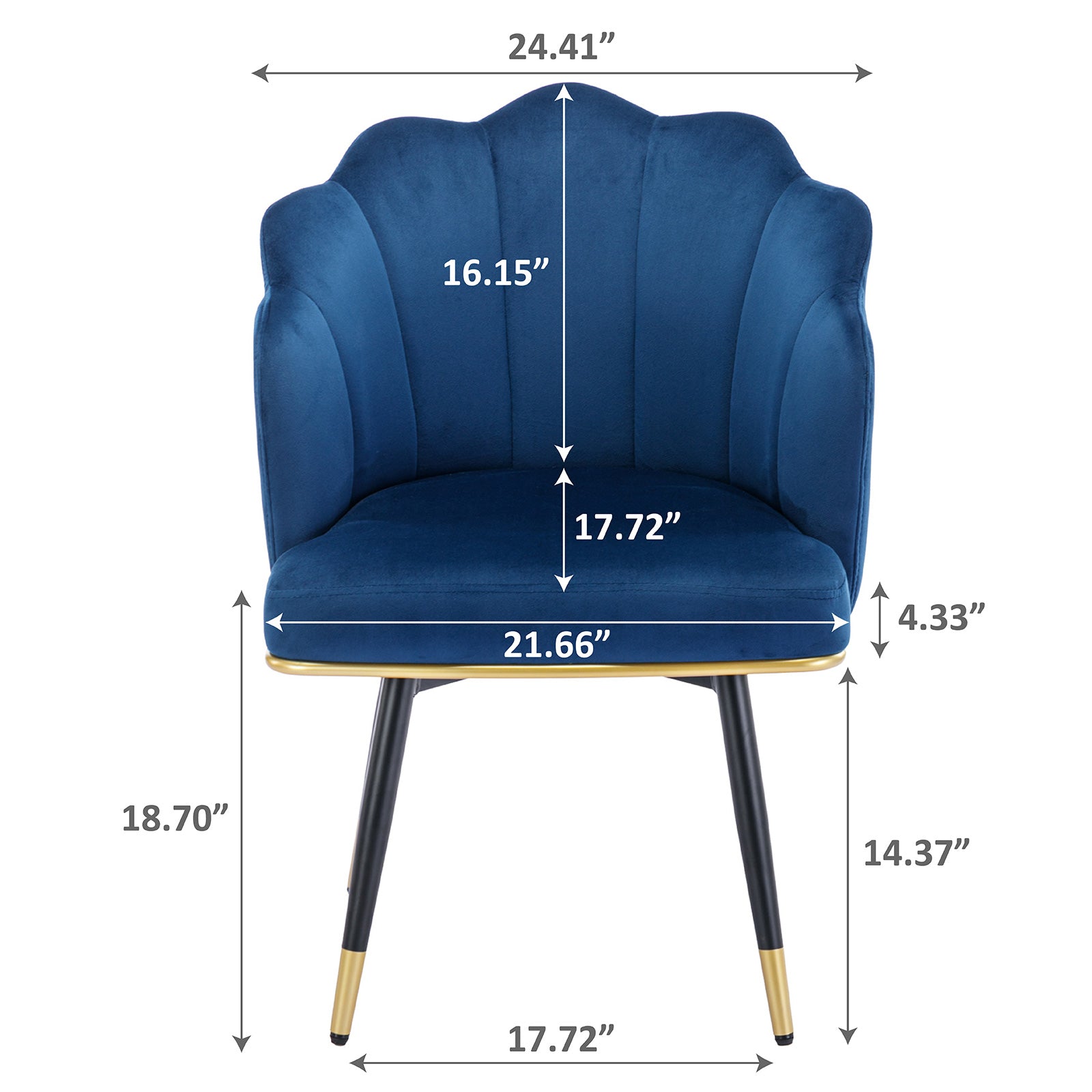 Swivel Dining Chairs (Set of 2) with Back Velvet Upholstered Dining Chairs with Arms
