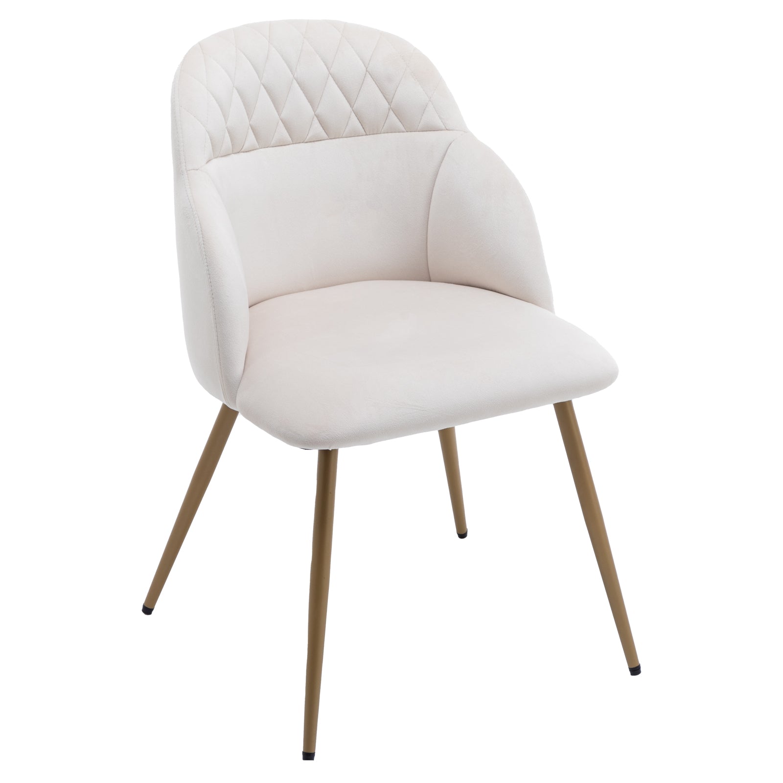Modern Upholstered Velvet Dining Chairs with Arms (Sets of 2)