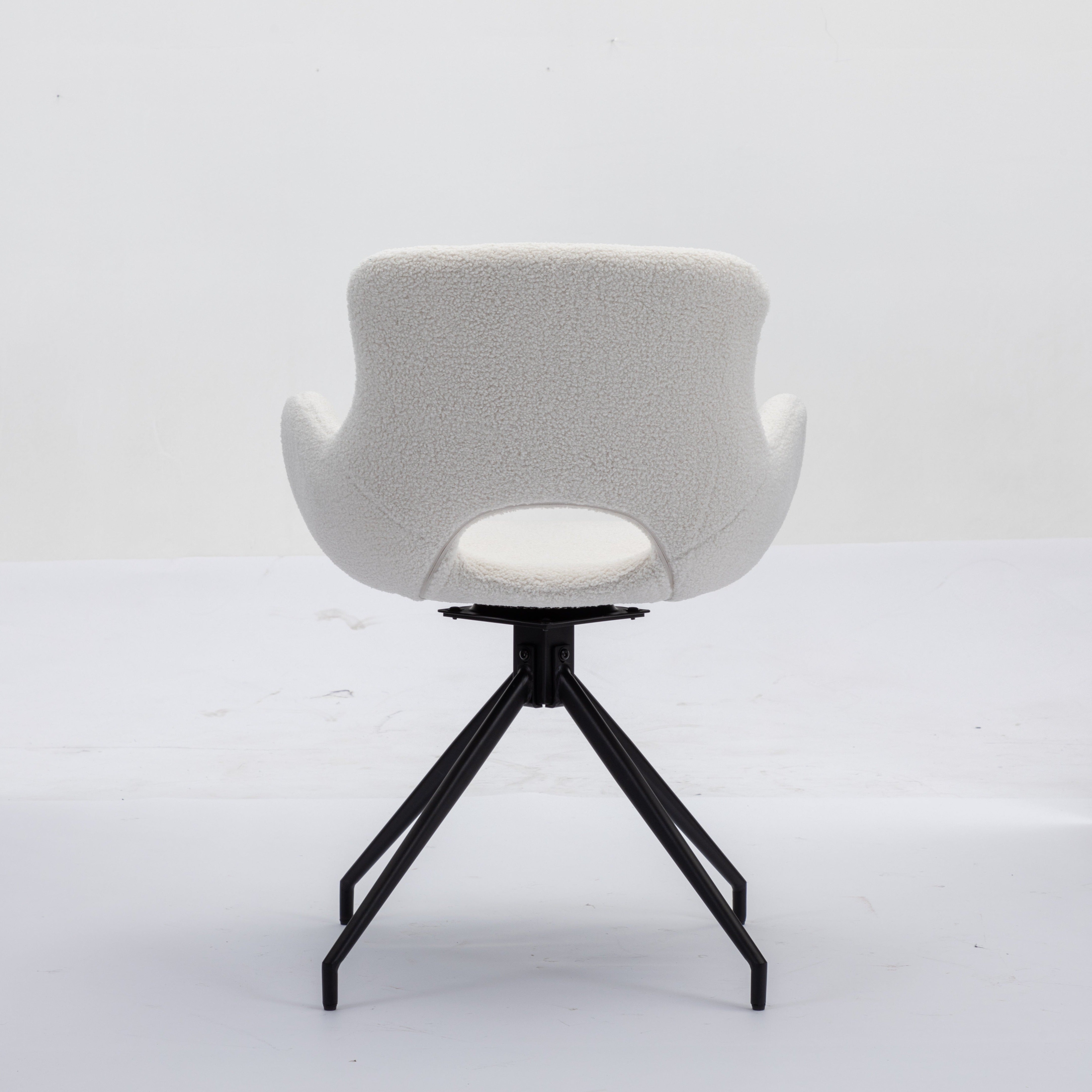 Velvet Upholstered Dining Chairs Arm Chair With Back (Set of 2)