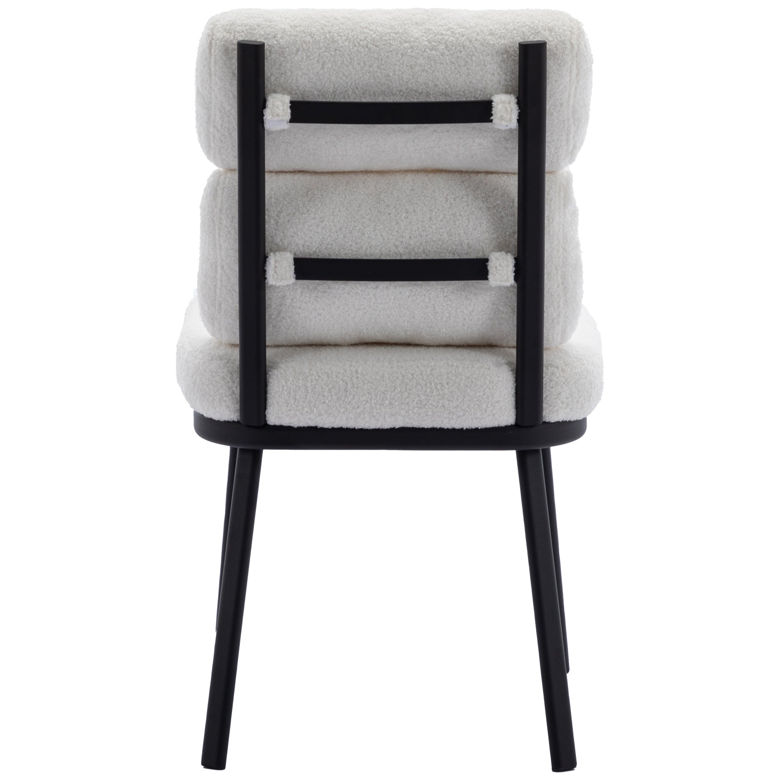 Upholstered Velvet Dining Chairs with Metal Base (Set of 2)