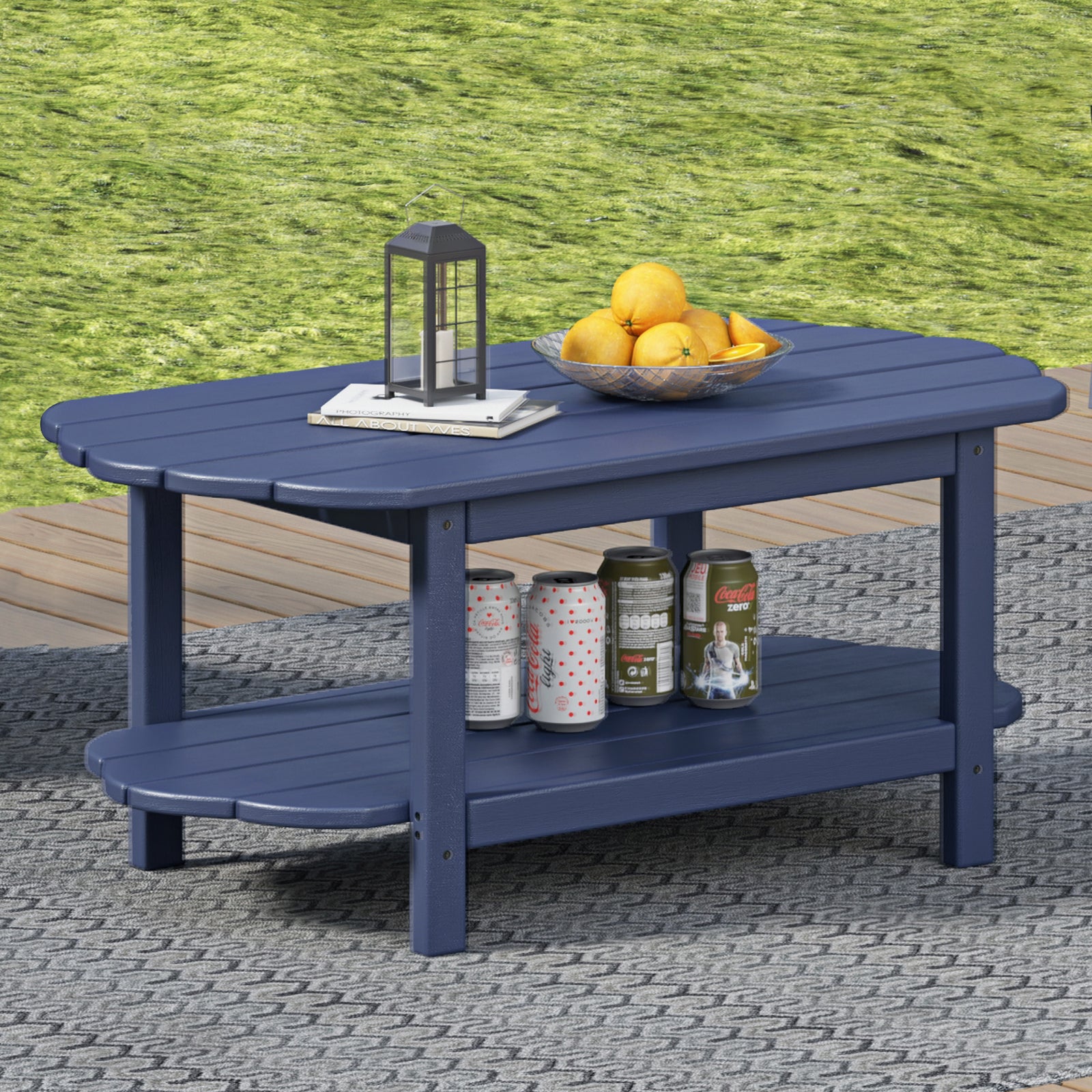 2 Tier Outdoor Coffee Table Adirondack Outdoor Patio Coffee Table
