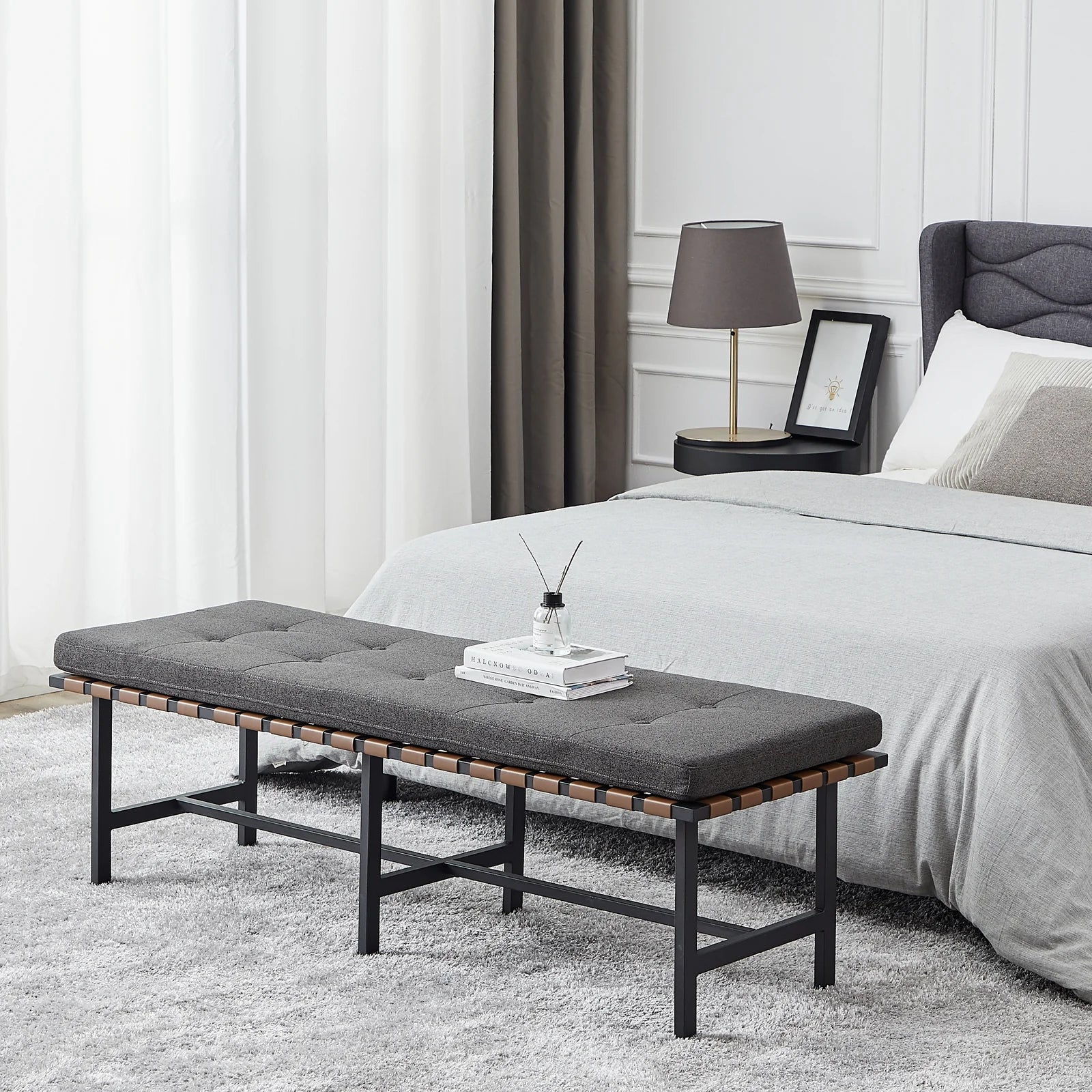 How to Style a Small Foyer with a Narrow Entryway Bench Hausfame